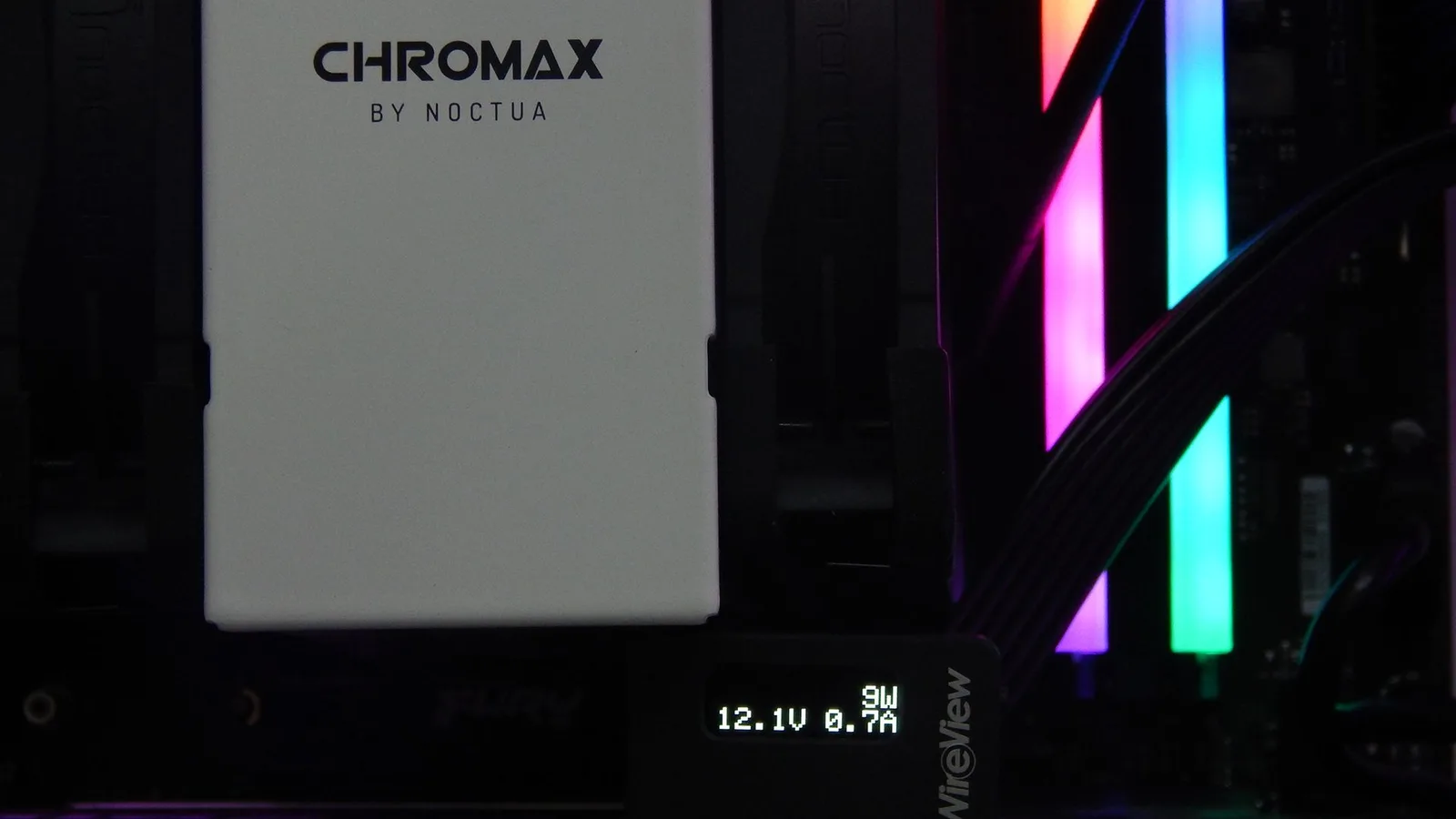 قدرة الطاقة و الفولت و الأمبير المستخدم لـ WireView GPU.