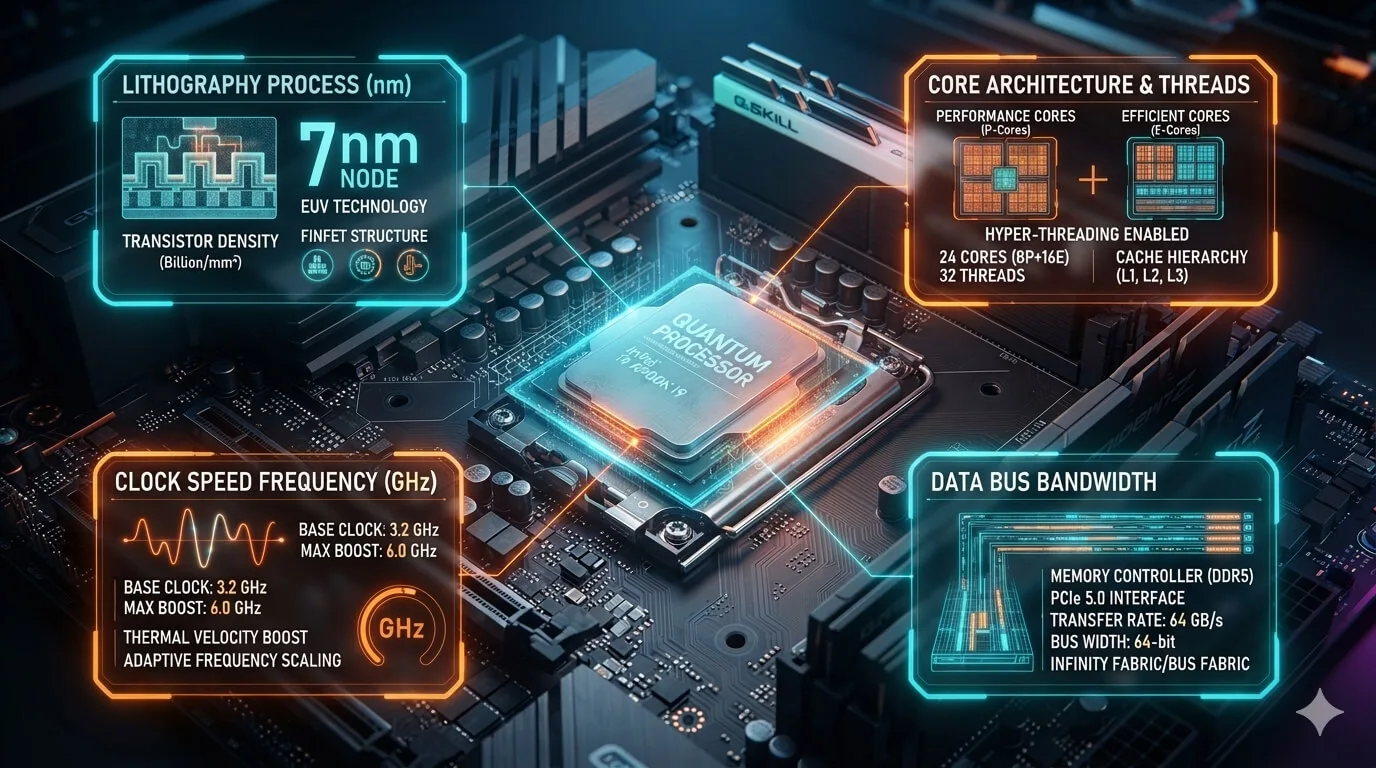 دليل المعالجات المركزية (CPU)