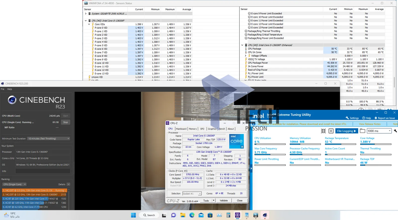 5.7GHz single core Test