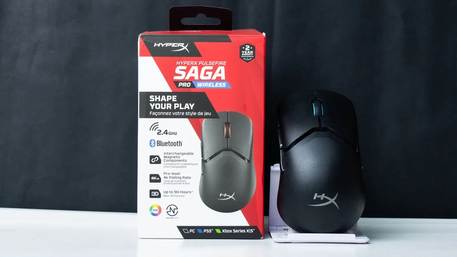 مراجعة ماوس HyperX Pulsefire Saga pro Wireless