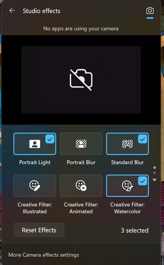 كيفية اختيارات مميزات الكاميرا.