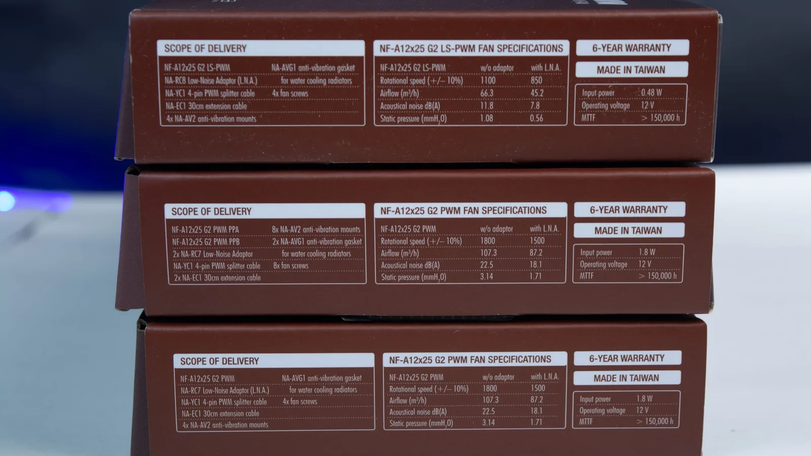مراجعة مراوح NF-A12x25 G2 PWM