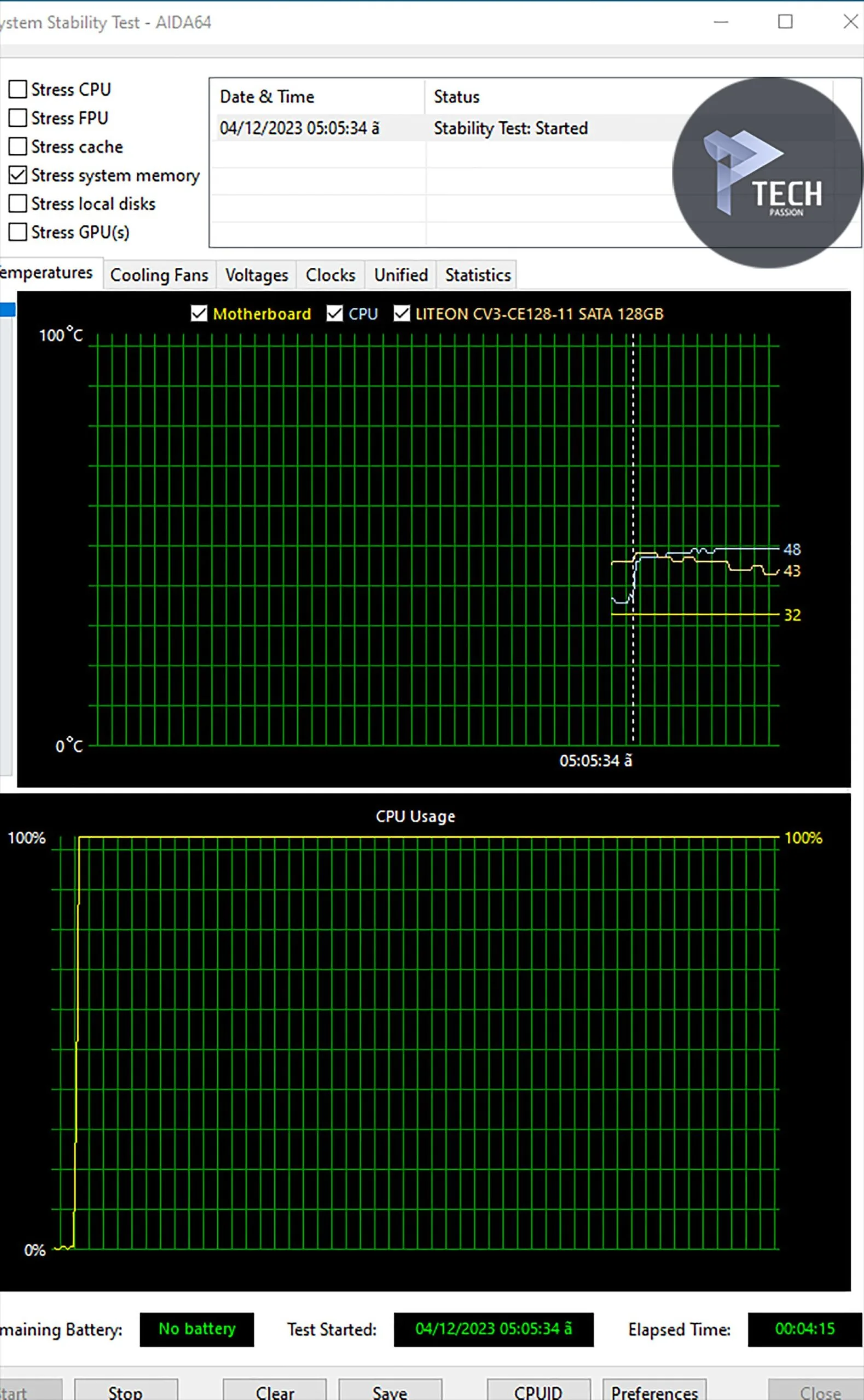 اختبار Aida64 مع تردد 4266MHz