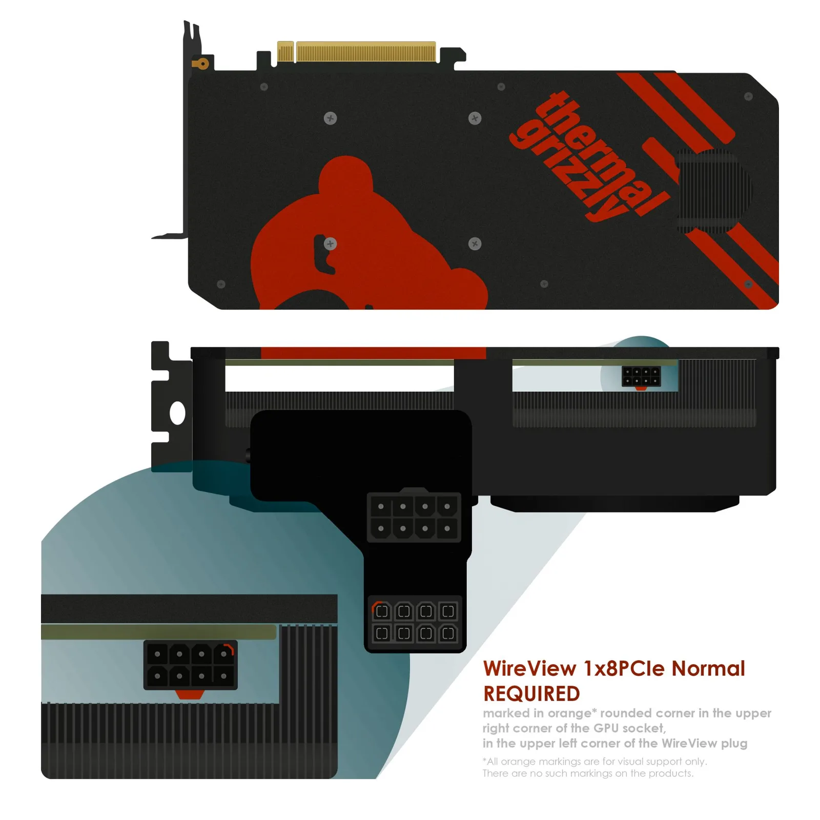 كيفية تركيب WireView GPU 8 PIN normal.