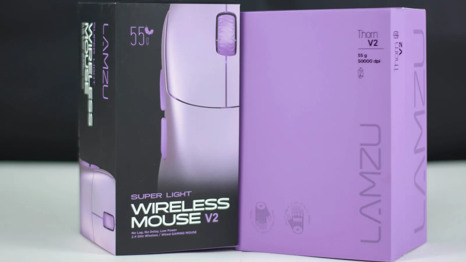 مراجعة ماوس Lamzu Thorn V2 8k  Wireless Mouse
